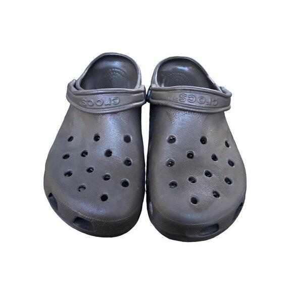 Crocs Slip On Clogs Brown Unisex Women’s 10-11 Men’s 8-9 - Picture 8 of 8